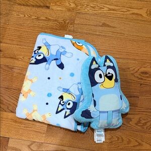 Bluey Kids Blanket and Plush Set